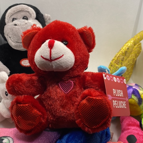 Bundle of Small Plush Toys Stuffed Animals Panda Frog Turtle Star Bunny Fish - Picture 3 of 11